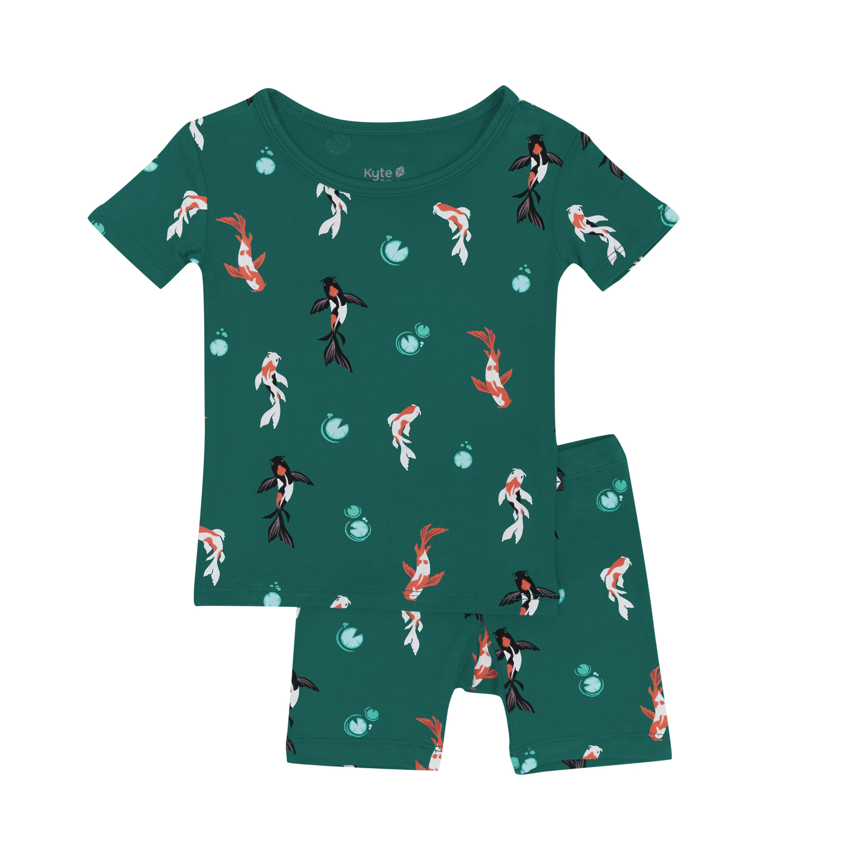 Short Sleeve Pajamas in Koi | Kyte BABY