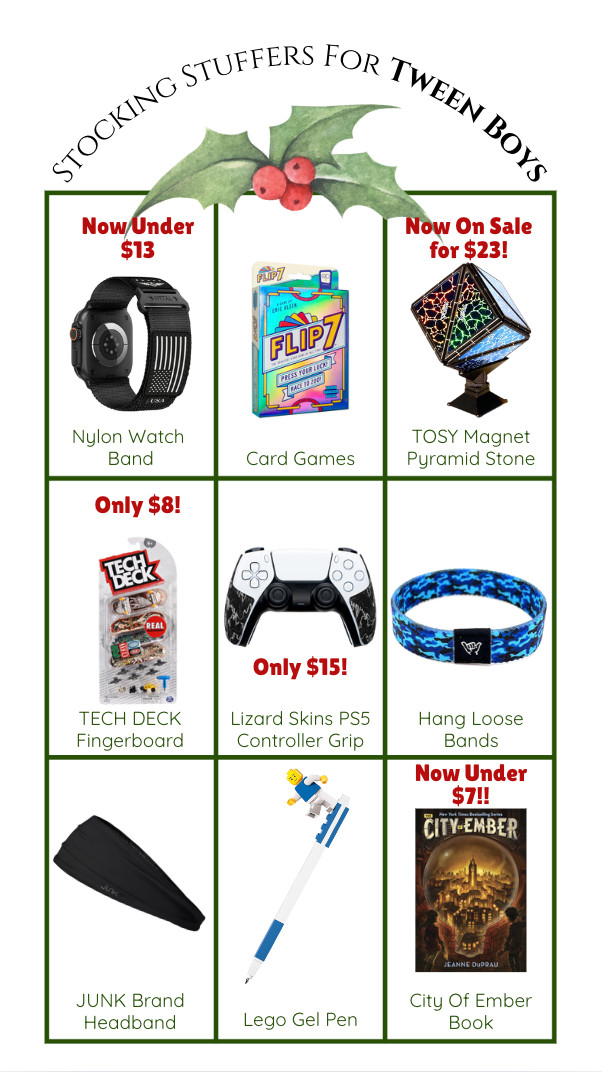 Stocking stuffer ideas for the tween boys in your life!! Tons of affordable options!  

 #LTKGiftGuide #LTKHoliday #LTKSaleAlert