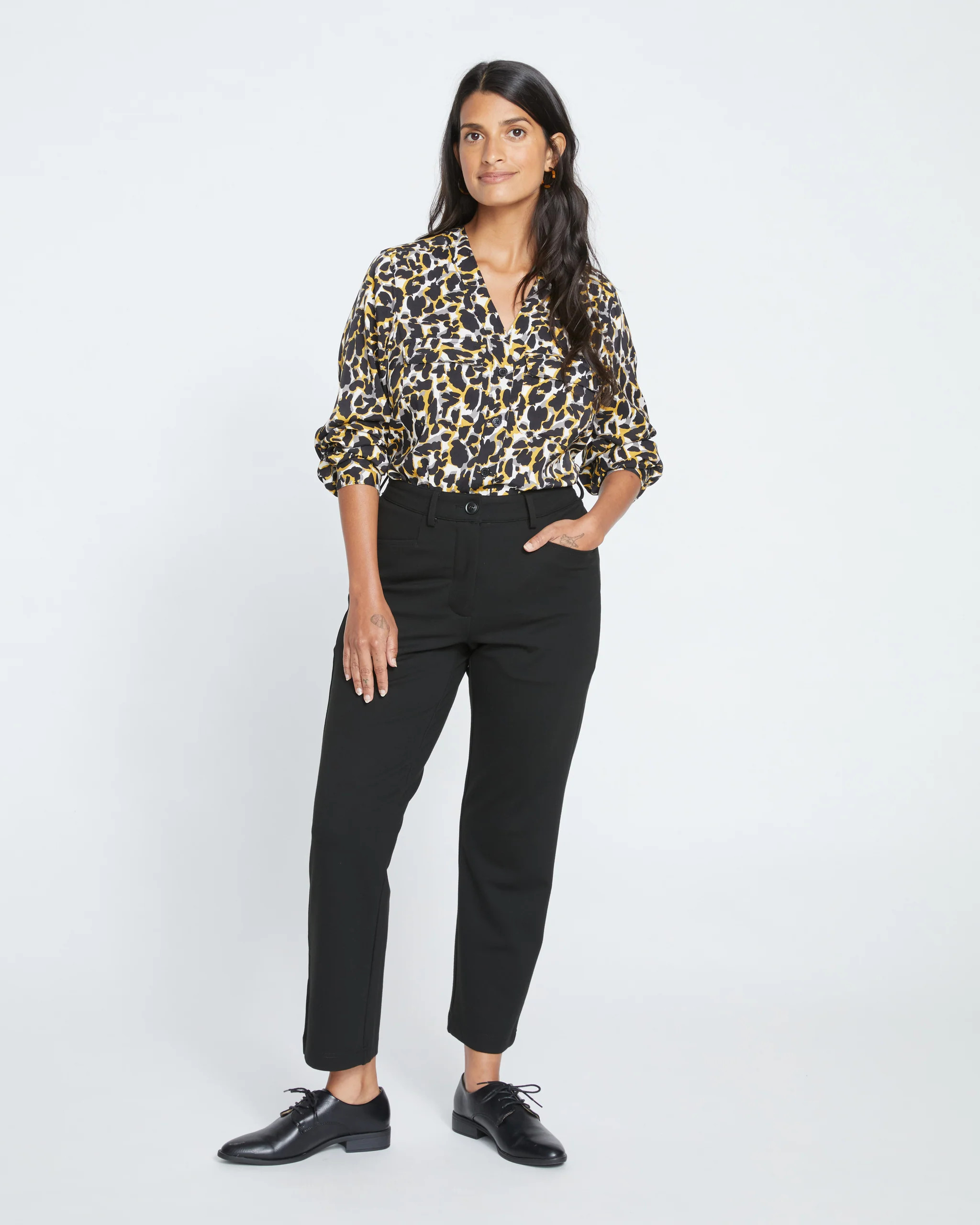 Cigarette Ponte Pants - Black | Universal Standard