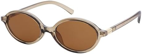 JOOX Retro Oval Sunglasses for Women Trendy Round Sun Glasses 90s Vintage Shades UV400 Protection | Amazon (US)
