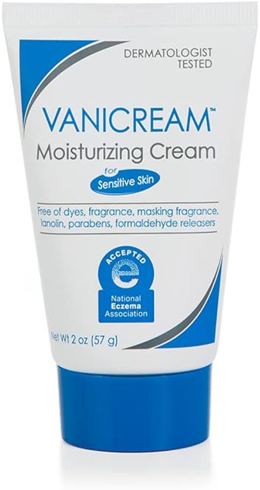Vanicream Moisturizing Skin Cream Tube for Sensitive Skin, Soothes Red, Irritated, Cracked or Itc... | Amazon (US)