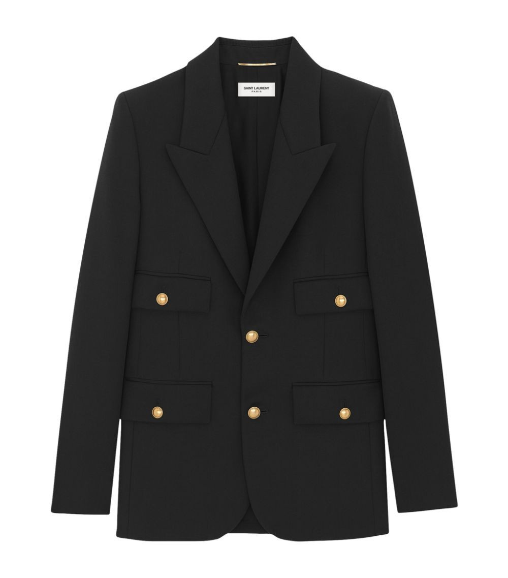 Wool Single-Breasted Blazer | Harrods