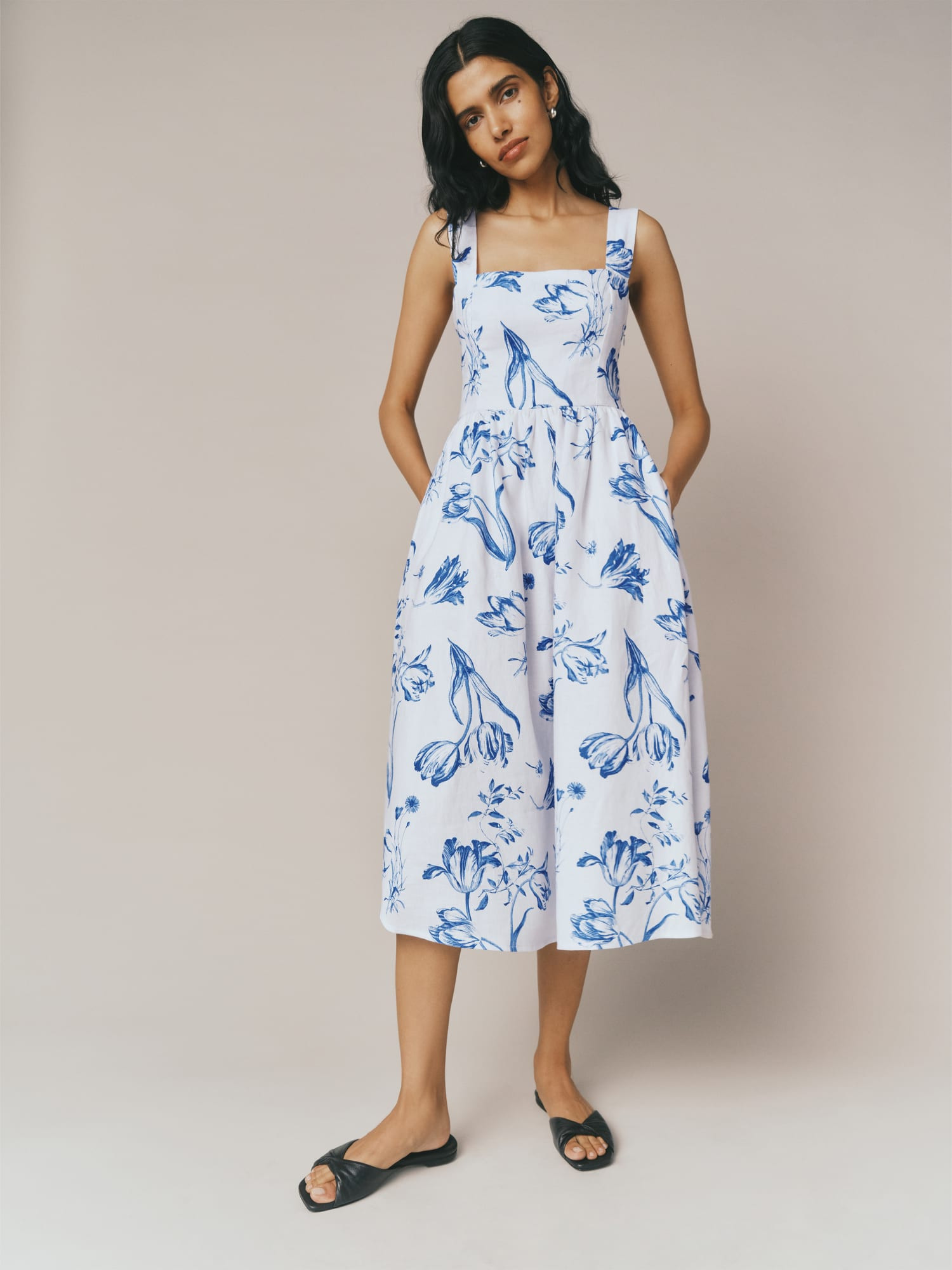 Frieda Linen Dress | Reformation (Global)