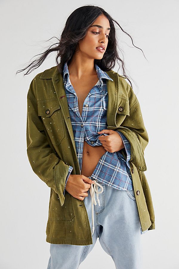 Spruce Military Shirt Jacket | Free People (Global - UK&FR Excluded)