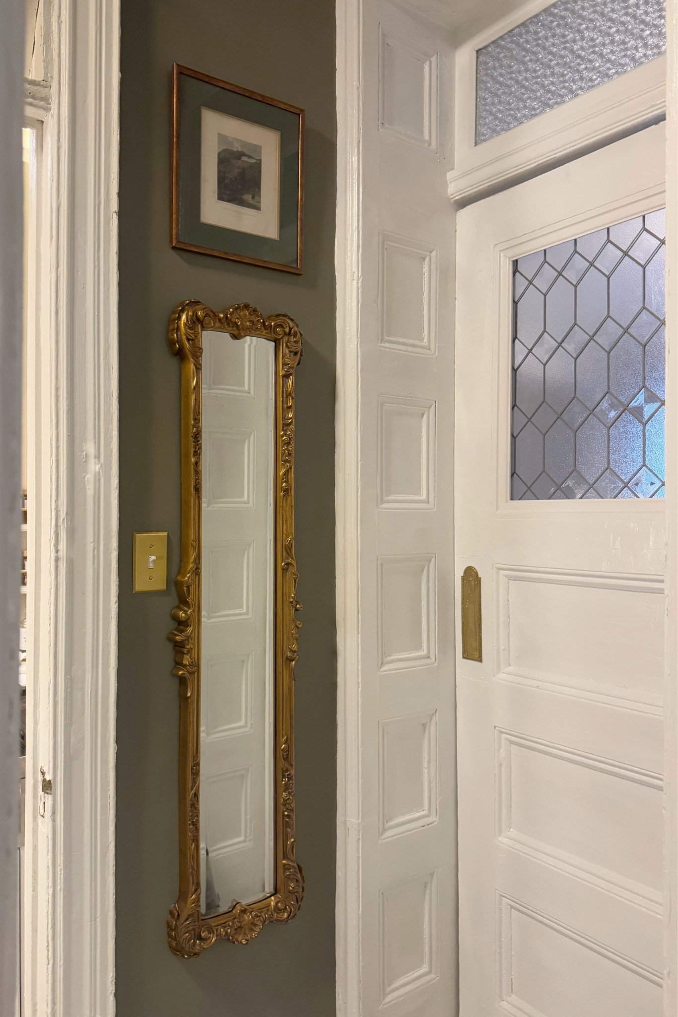 Mirror & pushplates for door

#LTKHome