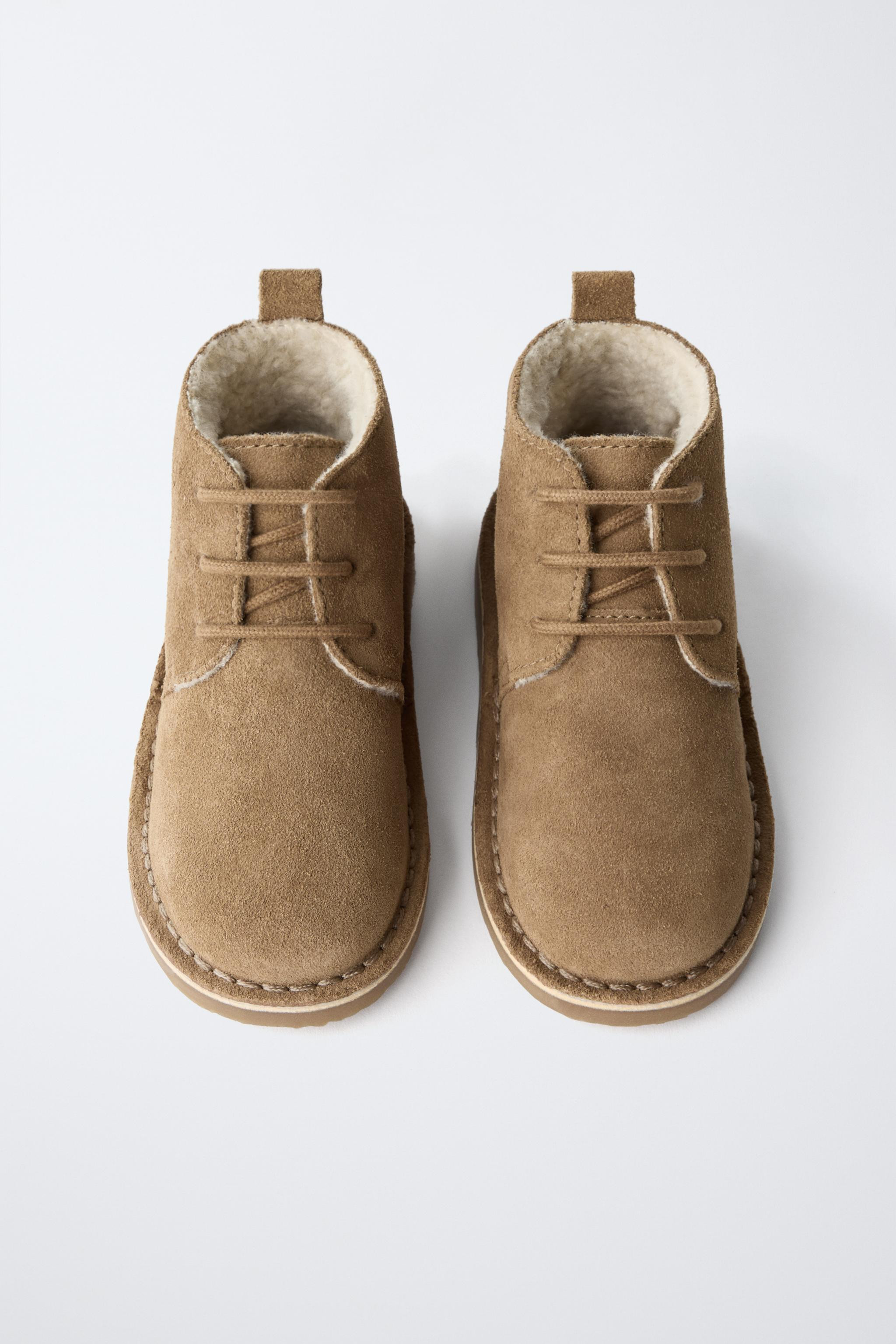 LINED LEATHER BOOTS | Zara UK