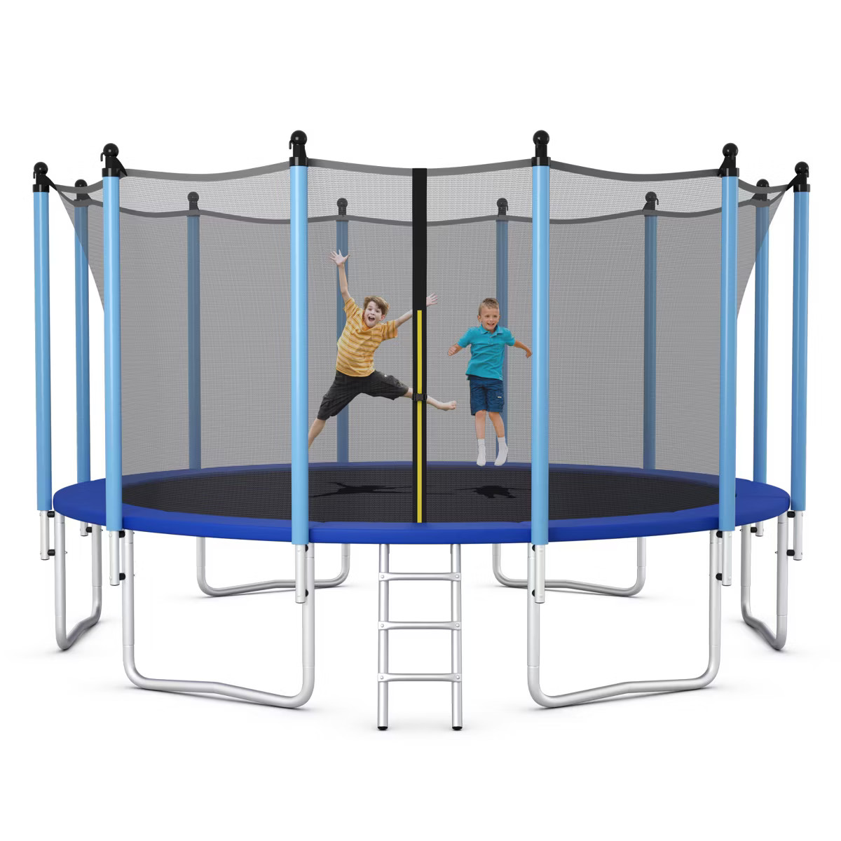 Costway 8/10/12/14/15/16FT Jumping Exercise Recreational Bounce Trampoline W/Safety Net | Target