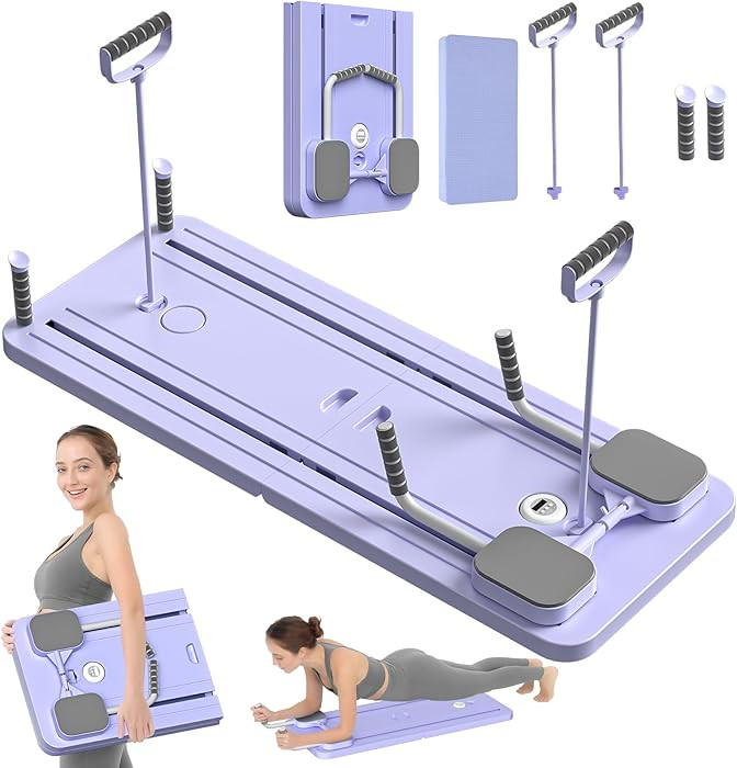 JANUA Pilates Board - Pilates Reformer Set, Multi-Purpose Foldable Pilates Reformer Board for Hom... | Amazon (US)