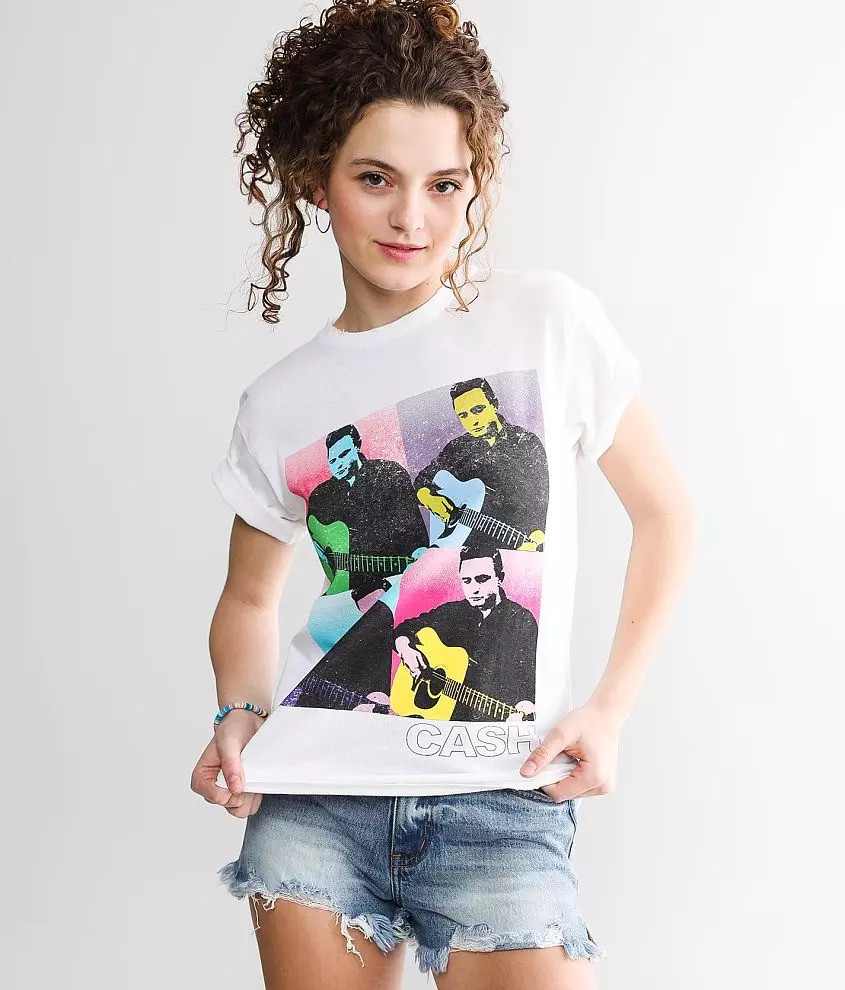 Johnny Cash Boyfriend T-Shirt | Buckle
