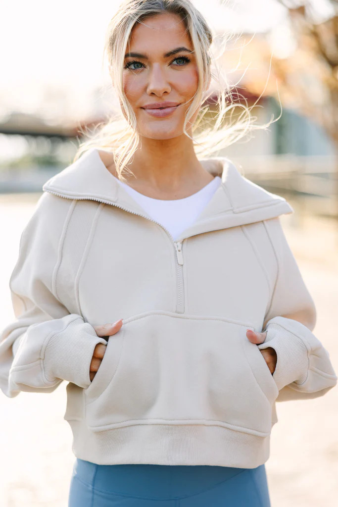 Always Direct Bone White Pullover | The Mint Julep Boutique