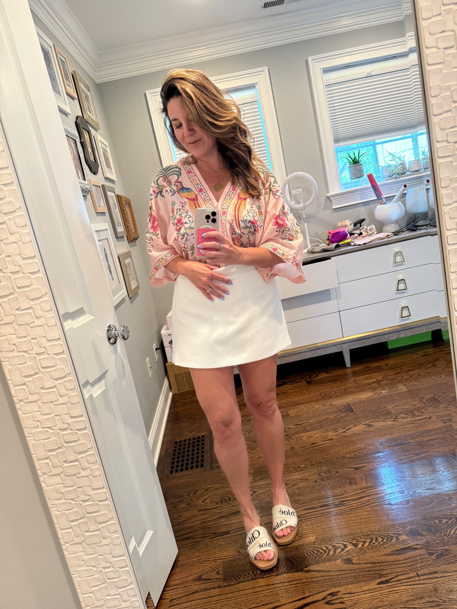 Summer Birthday Look …
Bodysuit + Skort + slides = EASY!

#whatimwearing #summerlooks #skort #bodysuit #slides #chloe #farmrio #zara #ootd #summer25 #summeroutfits

#LTKOver40 #LTKStyleTip #LTKSummerEdit