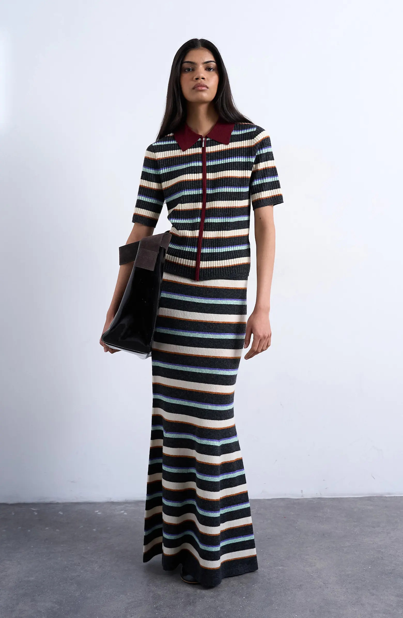 Stripe Knit Maxi Skirt | Nordstrom