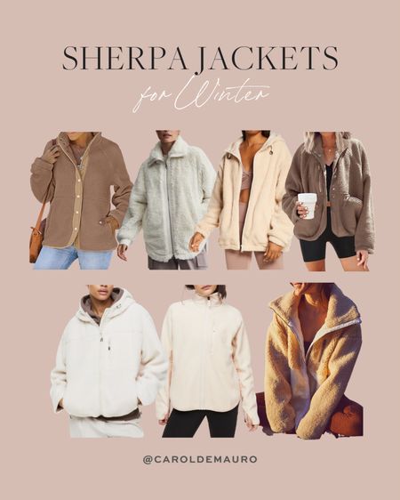Cozy sherpa jackets for winter!

#fashionfinds #winteroutfit #winterlooks #cozyclothes #casualstyle

#LTKSeasonal #LTKFind #LTKstyletip