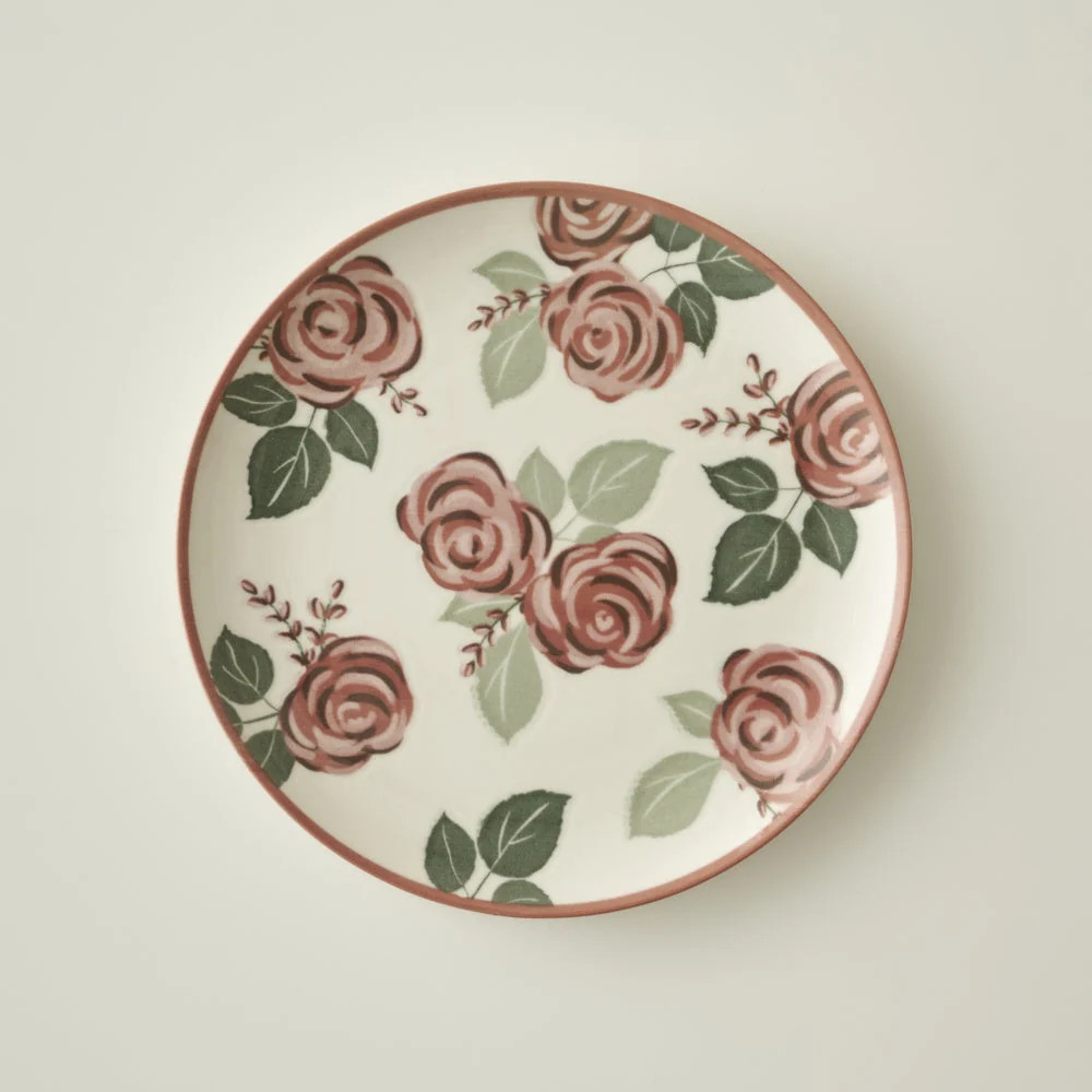 Rose Porcelain Dinner Plate | Bella Maison USA