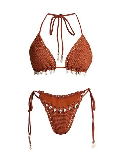 Andie Crochet Bikini Set | Saks Fifth Avenue