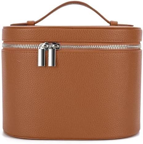 YFGBCX Makeup Bag Vanity Case with Removable Divider Travel Toiletry Bag Portable Cosmetic Bag Ma... | Amazon (US)