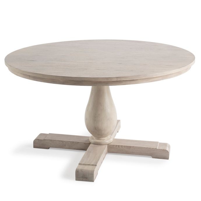 Bee & Willow™ Home Pedestal Dining Table in Light Natural | Bed Bath & Beyond