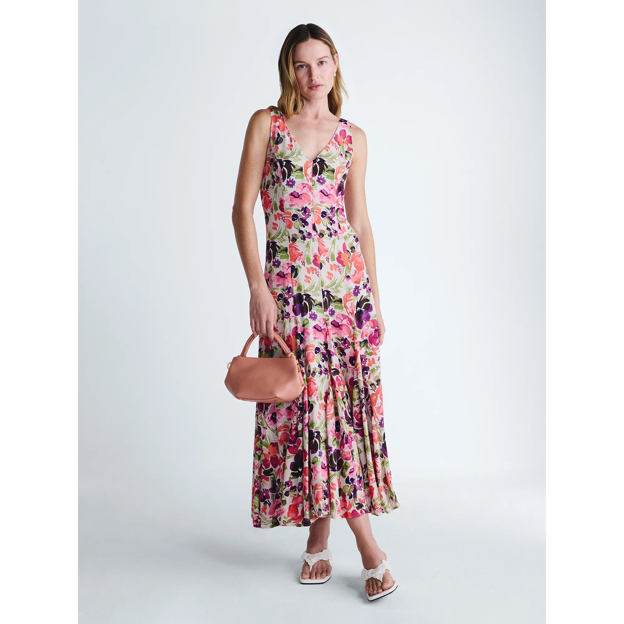 Scoop Women's and Women's Plus Maxi Godet Dress, Sizes 0-26W | Walmart (US)