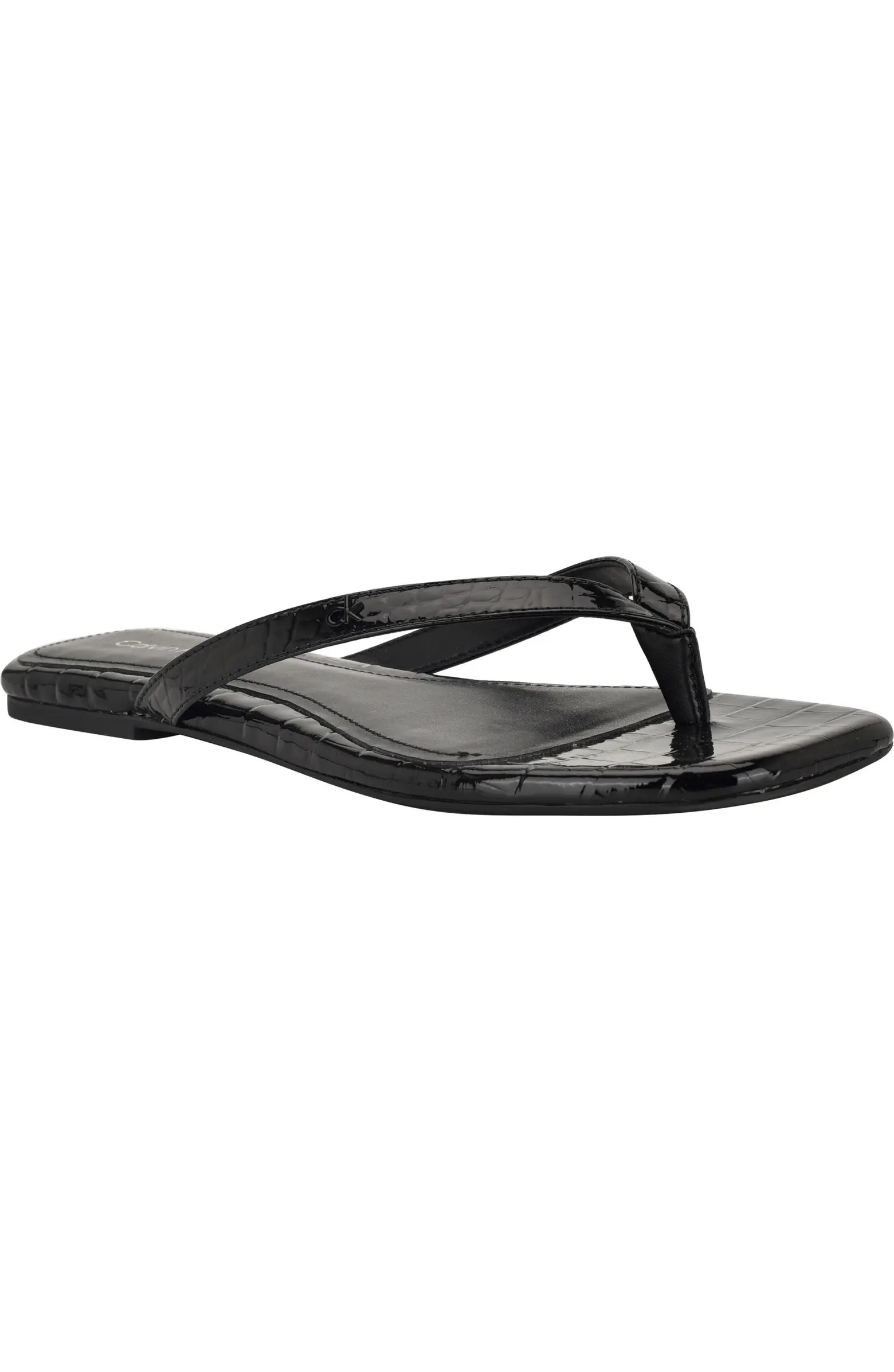 Calvin Klein Stelea Flip Flop (Women) | Nordstromrack | Nordstrom Rack