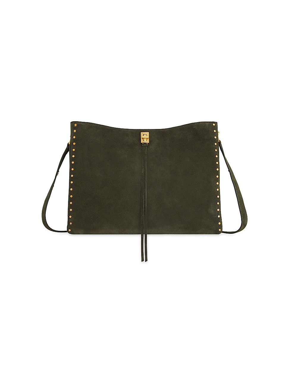 Women's Darren Large Suede Shoulder Bag - Moss | Saks Fifth Avenue