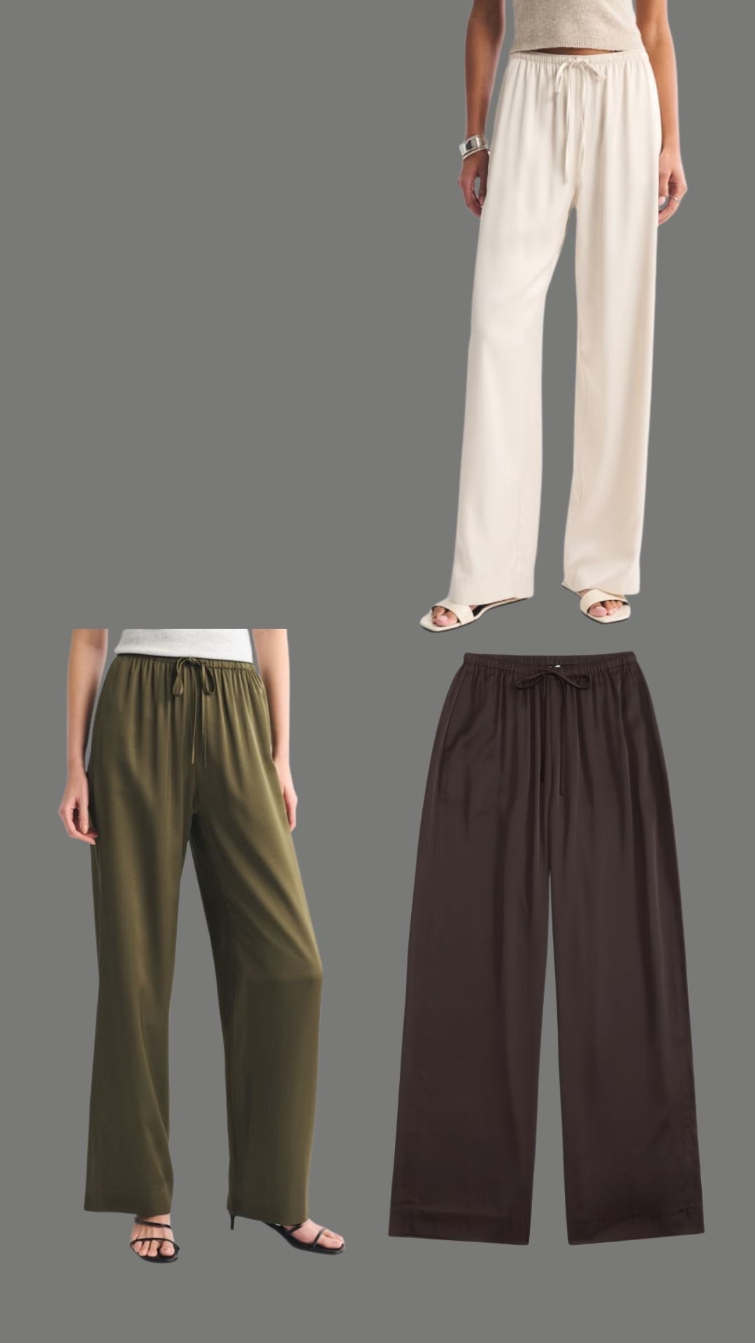 Satin trousers new stock!!! AFEMILY for an extra 15% off