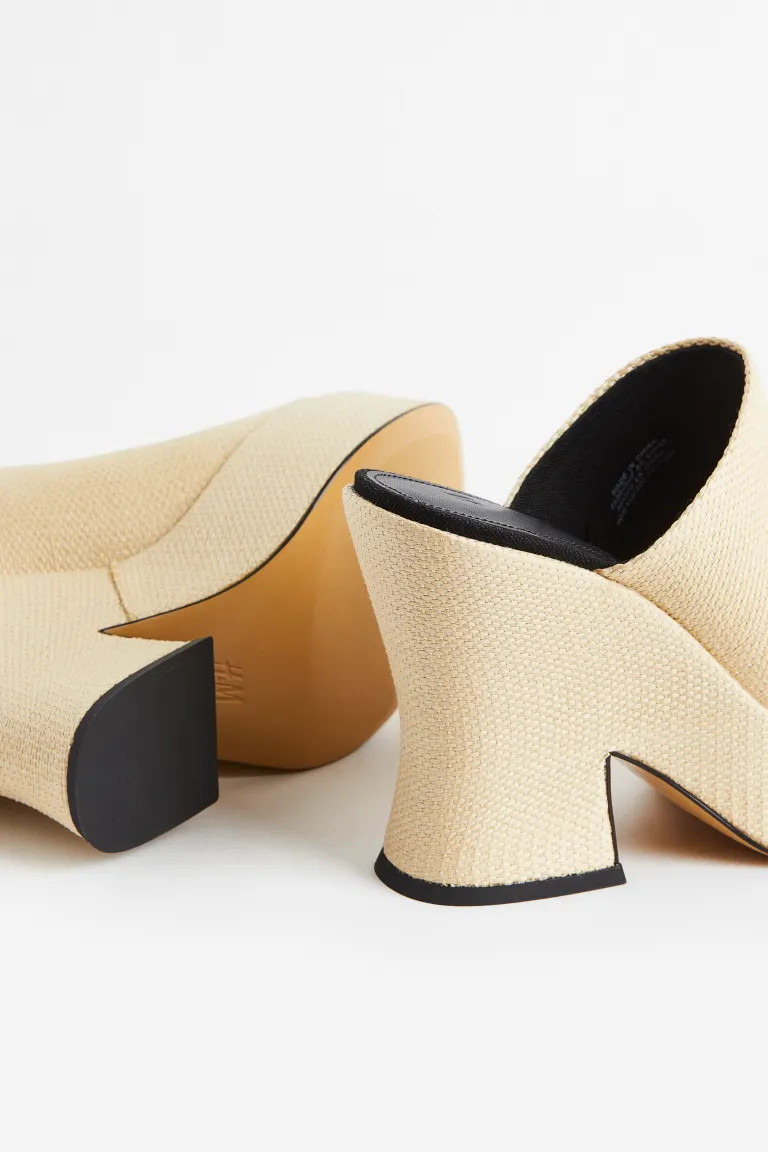 Straw Platform Mules | H&M (US + CA)