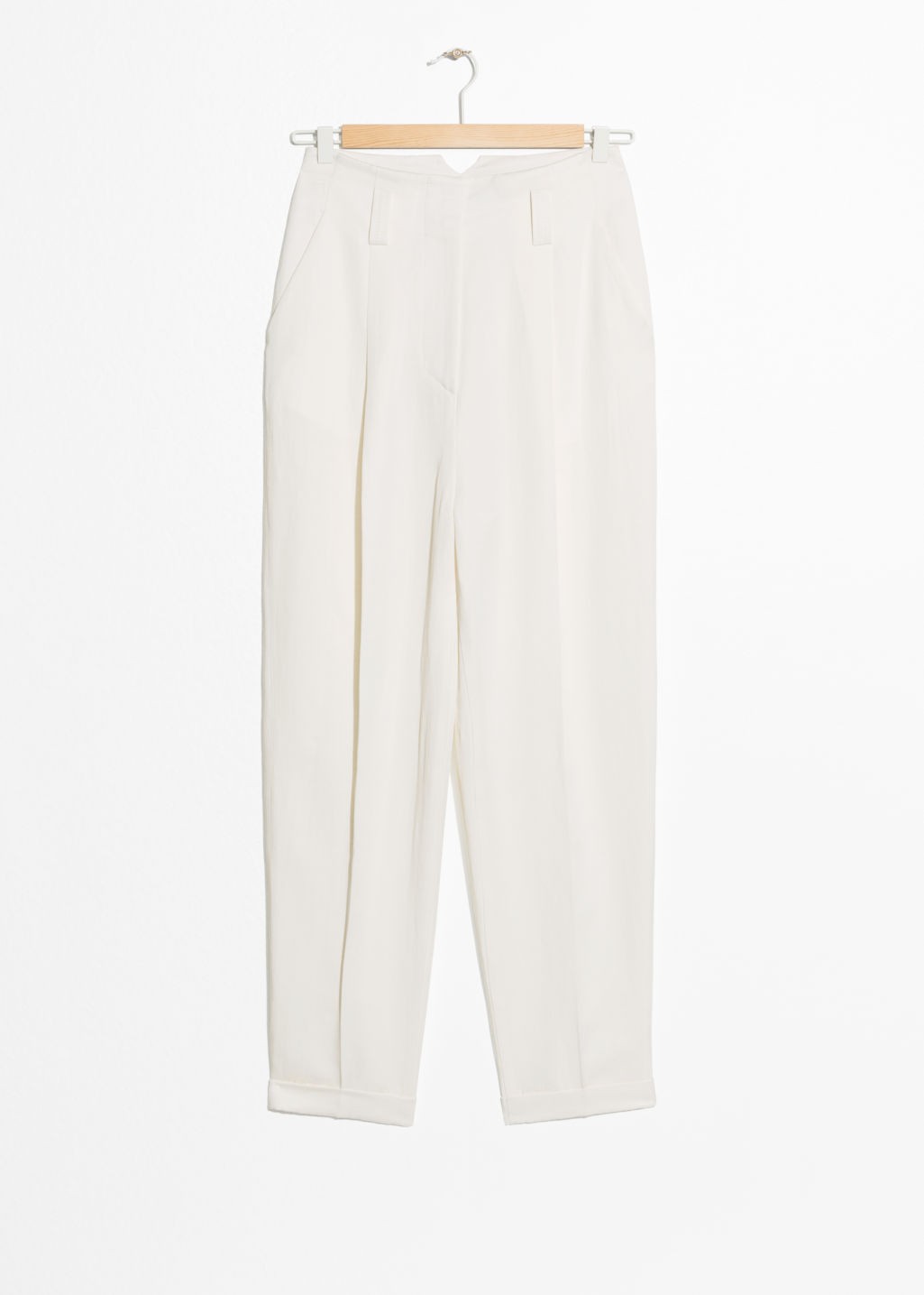Tapered Linen Blend Trousers | & Other Stories (EU + UK)