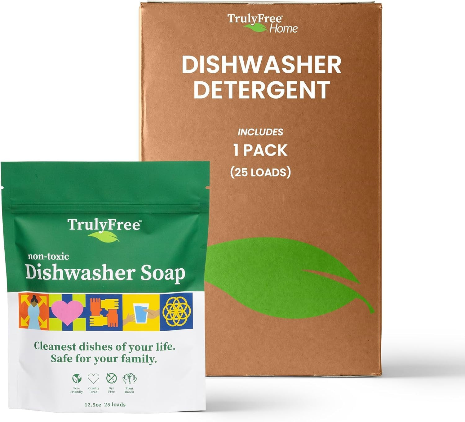 Automatic Dishwasher Detergent Powder - Concentrated Dishwashing Detergent, Dish Soap, Hard Water... | Amazon (US)