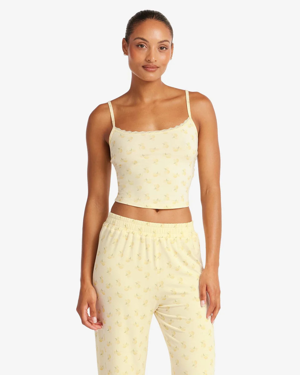 Sleep Tank | Lemon Print | Crop Shop Boutique AU