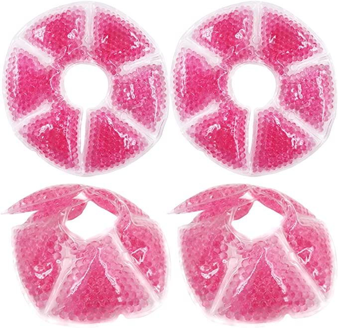 Breast Therapy Pads Breast Ice Pack, Hot Cold Breastfeeding Gel Pads, Boost Milk Let-Down with Ge... | Amazon (US)