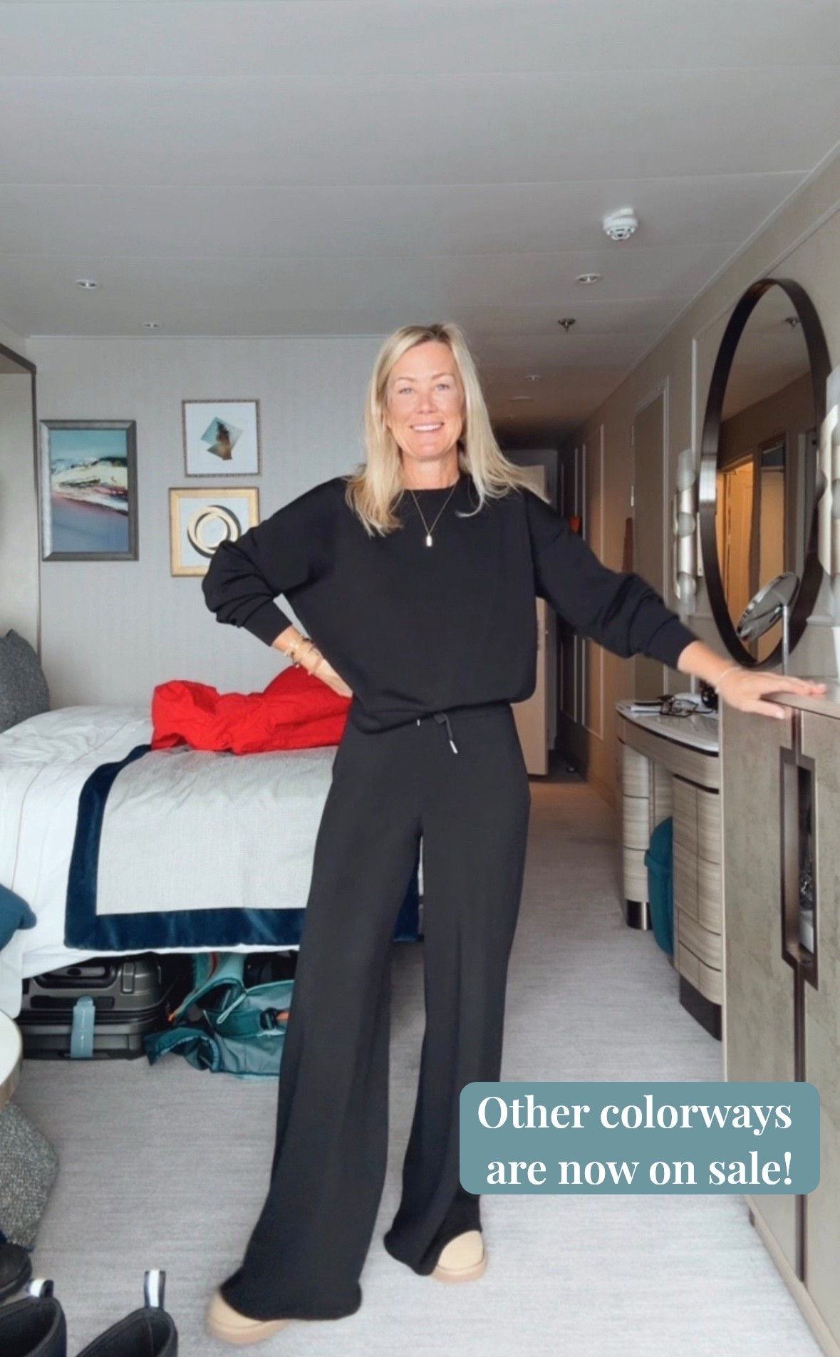 Other colorways of my lounge set are on sale! 
Top: xs Pants: small

#LTKStyleTip #LTKOver40 #LTKSaleAlert