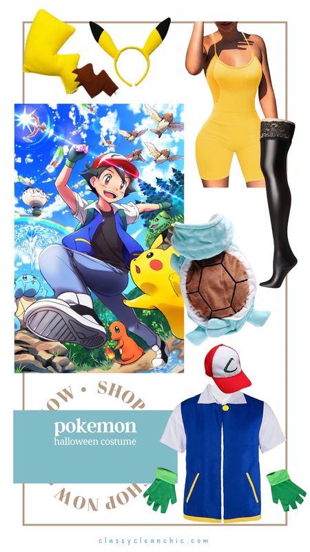 Pokémon Halloween costume ash and pickachu couples costume cosplay

#LTKSeasonal #LTKstyletip #LTKHalloween