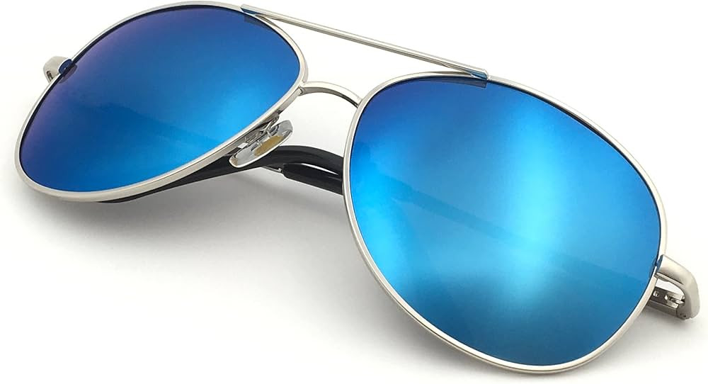 J+S Premium Military Style Classic Aviator Sunglasses, Polarized, 100% UV protection | Amazon (US)