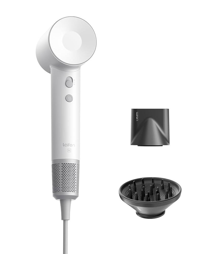 Laifen Hair Dryer SE, 200 Million Negative Ionic Blow Dryer with 105,000 RPM Brushless Motor 1400... | Amazon (US)