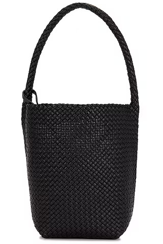 Small Woven North South Tote Bag | FWRD 