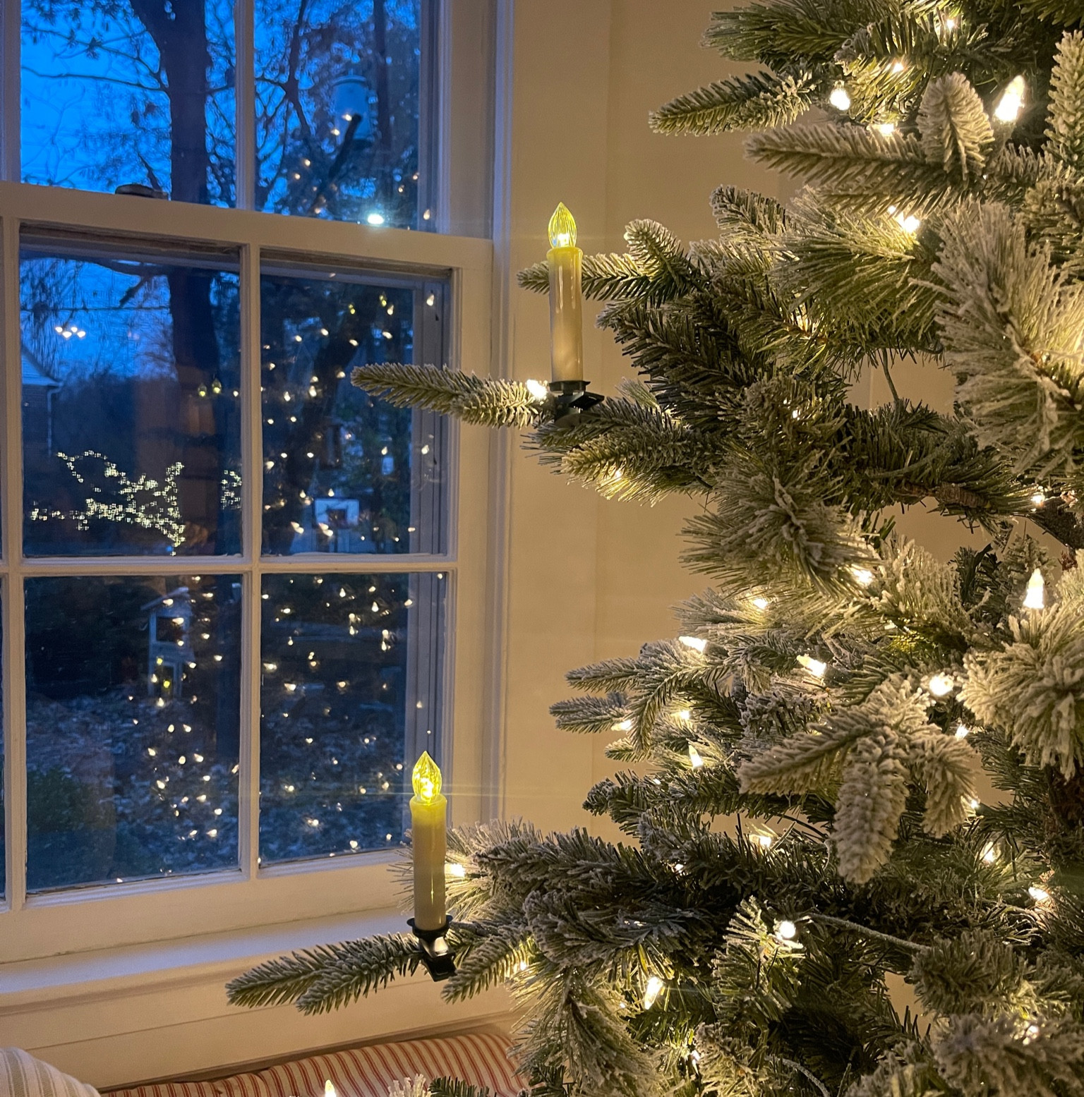 These little candles are my favorite Christmas tree addition!