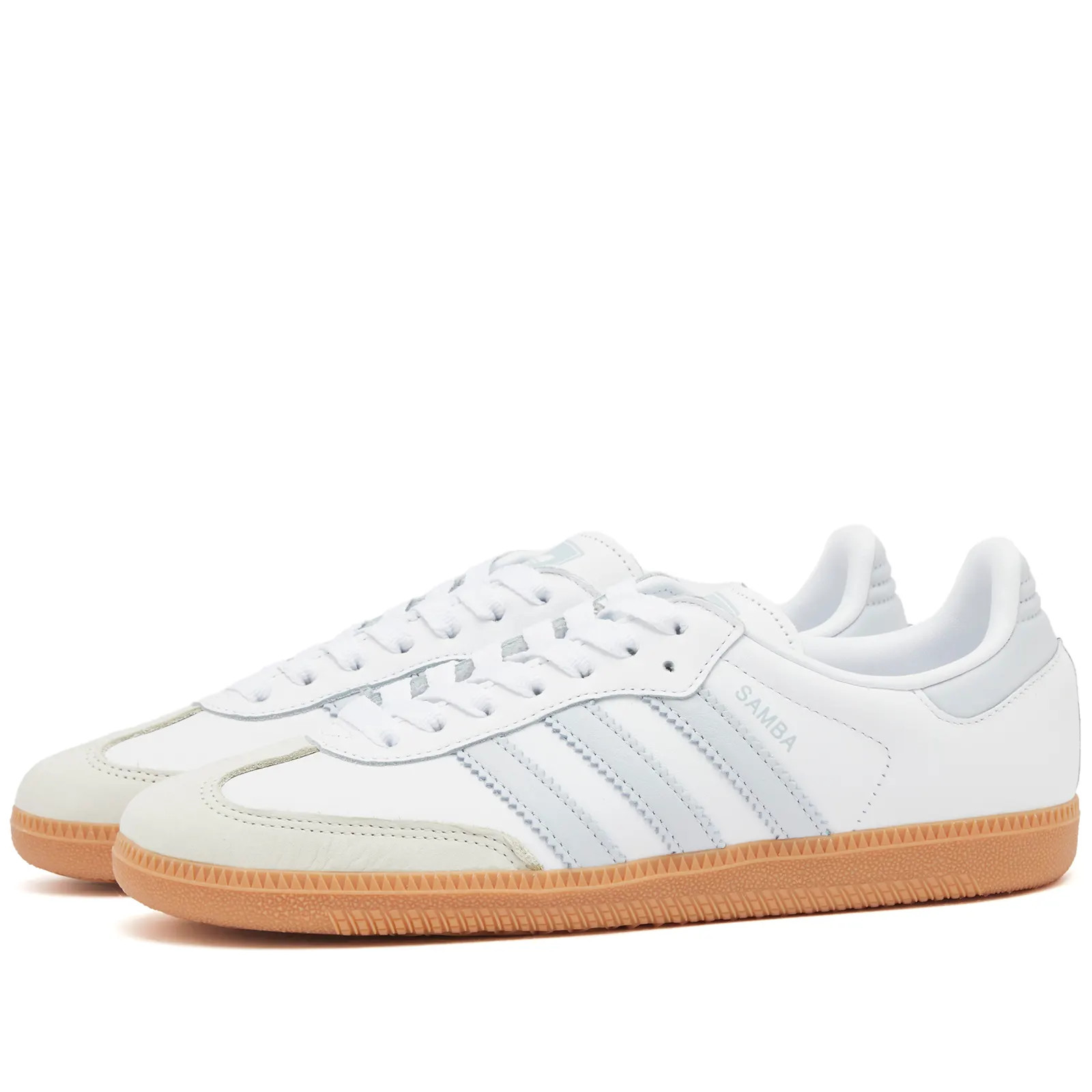 Adidas Samba OG Ftwr White, Halo Blue & Off White | END. | End Clothing (US & RoW)