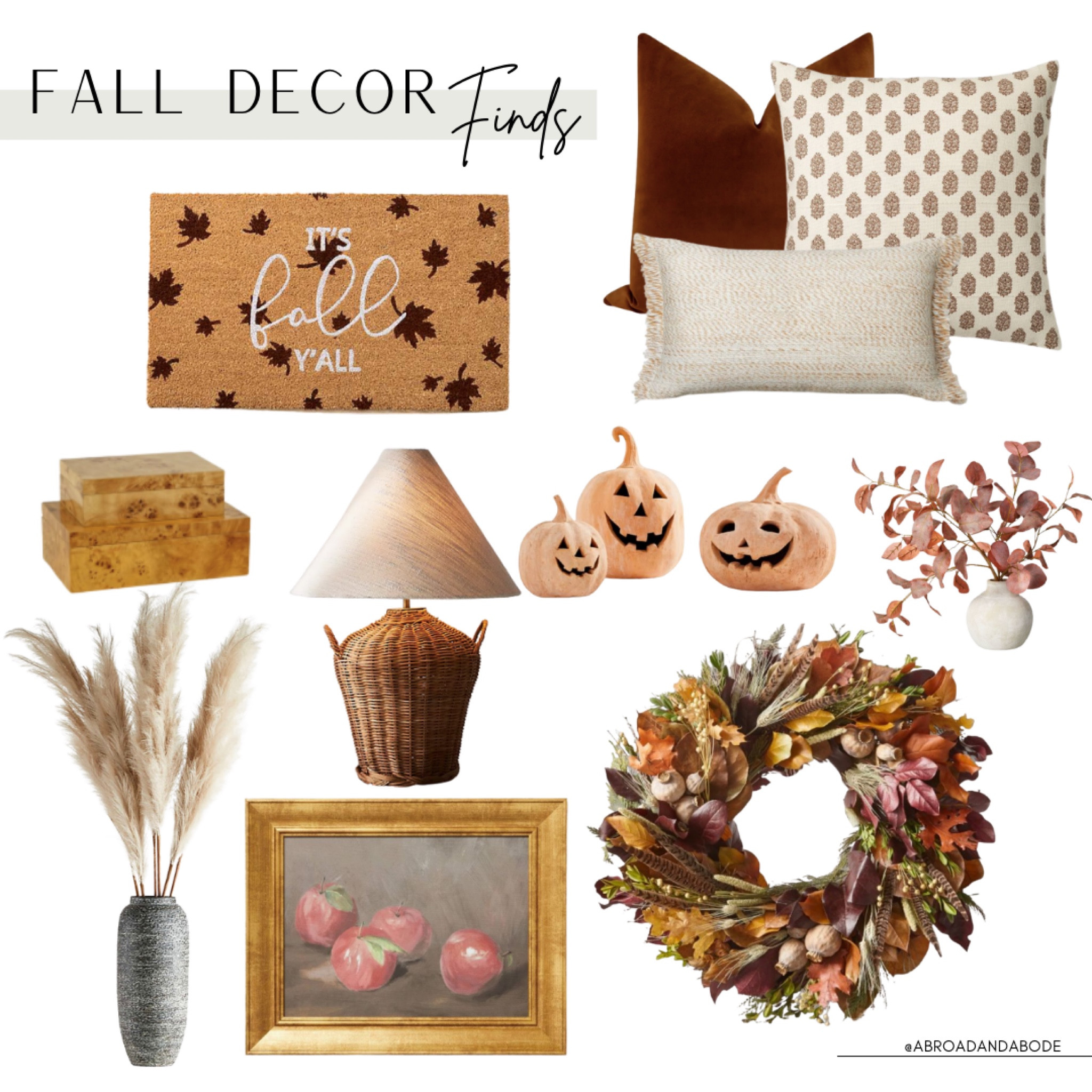 Fall Decor Home Finds!

Fall decor, target finds, pottery barn, kirklands, fall home decor, autumn, Halloween, home decor

#LTKunder50 #LTKhome #LTKSeasonal