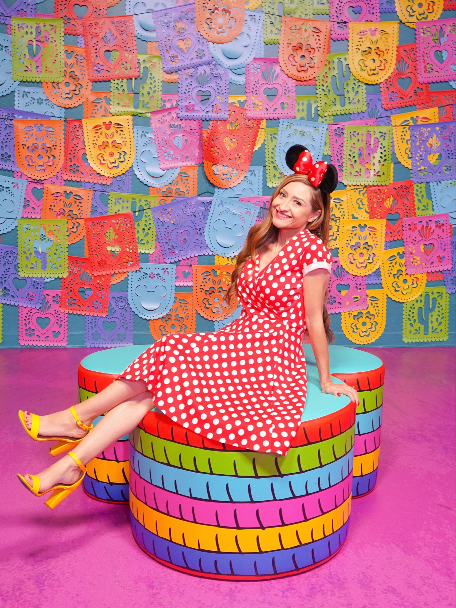 Minnie Style outfit - cute and comfy dress - For Disneyland Walt Disney World Disney Parks - polka dot Disney bound 

#LTKtravel #LTKstyletip #LTKfamily