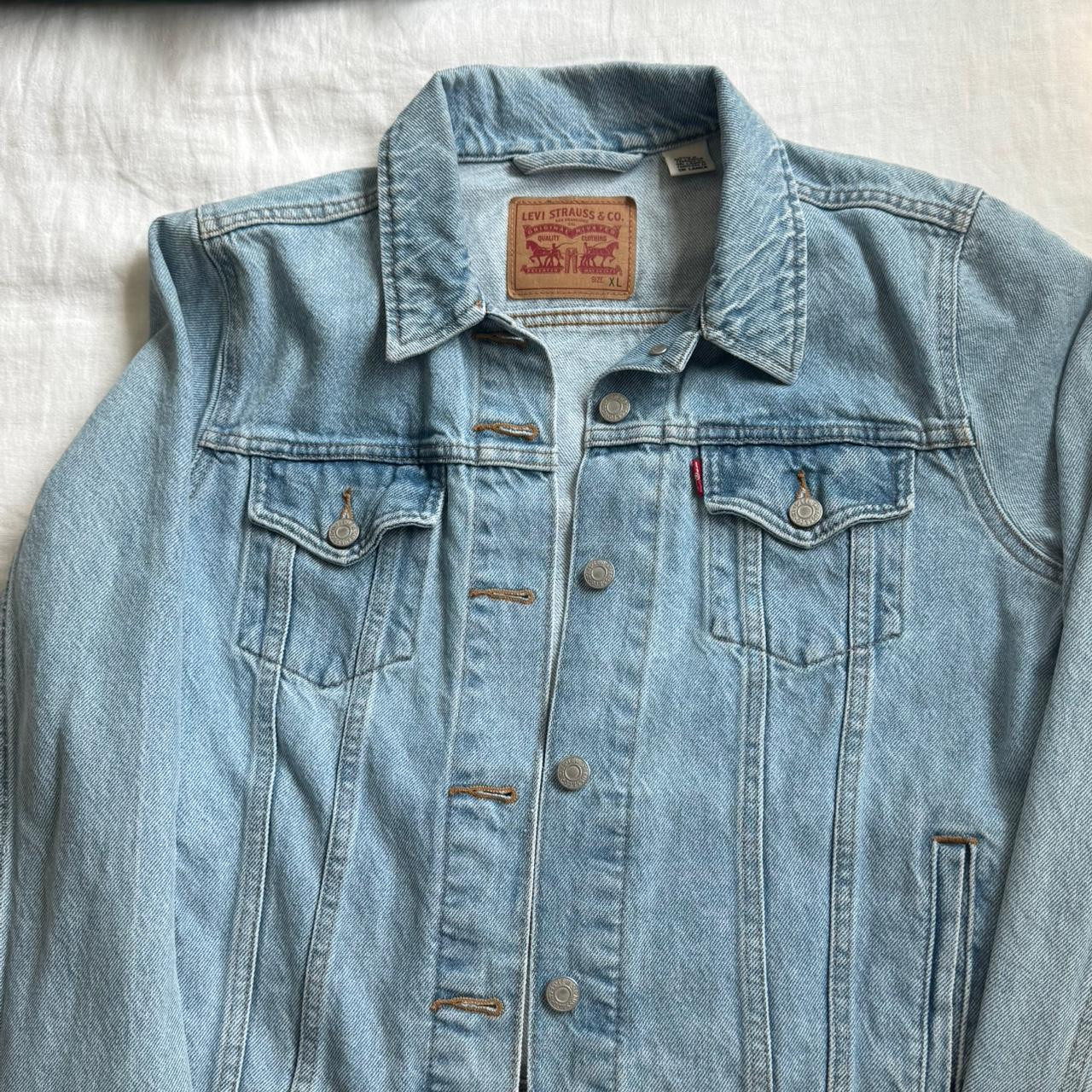 Levi's Women's Jacket - Blue - S | Depop US
