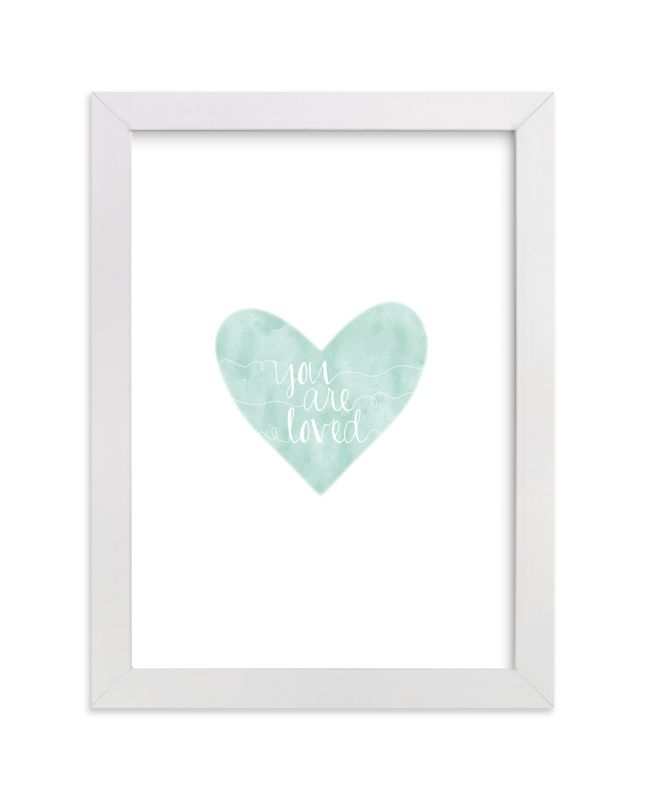 "So Loved" - Graphic Art Print by Kayley Miller. | Minted