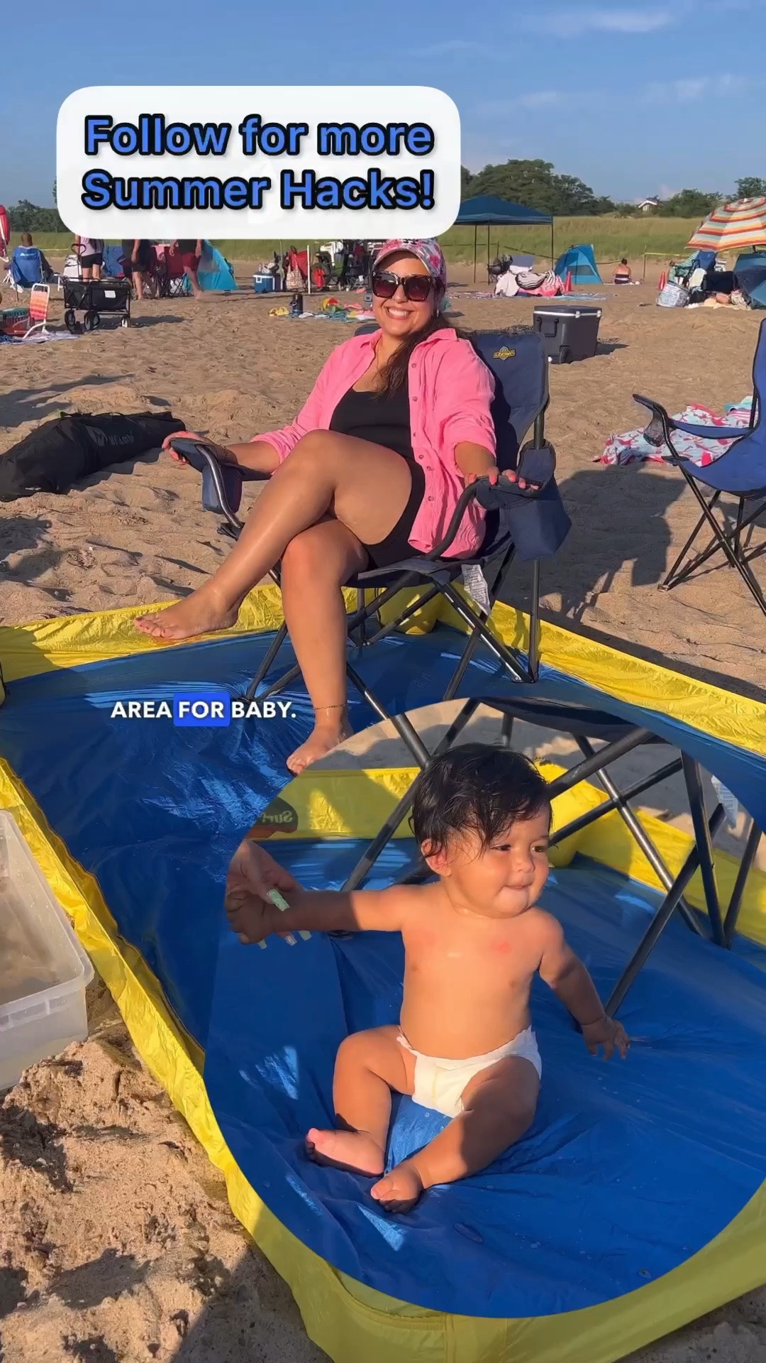 The beach hack every parent needs! 🏖️
If you’ve ever tried opening snacks on a towel covered in sand… you know the struggle. 😅 This sand-free blanket has raised edges that help keep the sand OUT, making it the perfect little spot for snacks, toys, diaper changes, or letting baby crawl around without getting covered in sand every 30 seconds. 🙌

It folds up super small, is lightweight, and has officially earned a permanent spot in our beach bag!

Comment “BEACH” and I’ll DM you the link to this blanket plus some of my favorite beach essentials! 🌊🤍

#BeachHack #MomHack #fanikytraveltips

#LTKKids #LTKTravel #LTKBaby