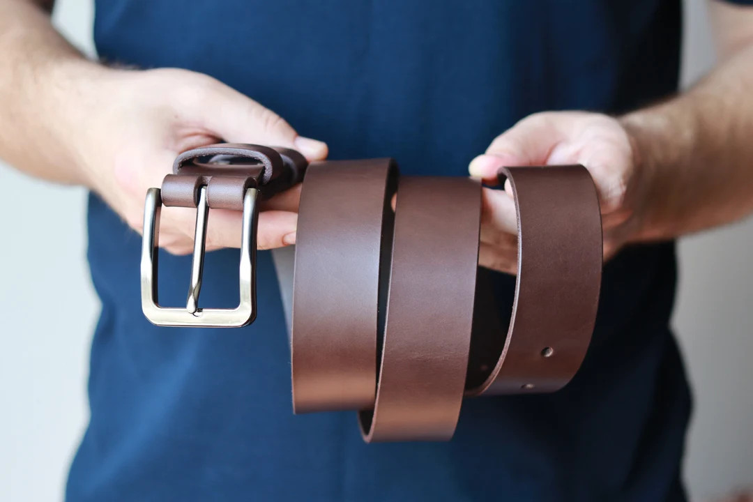 Custom Handmade Belt Grooms Men Gift Engraved Leather Belt - Etsy | Etsy (US)