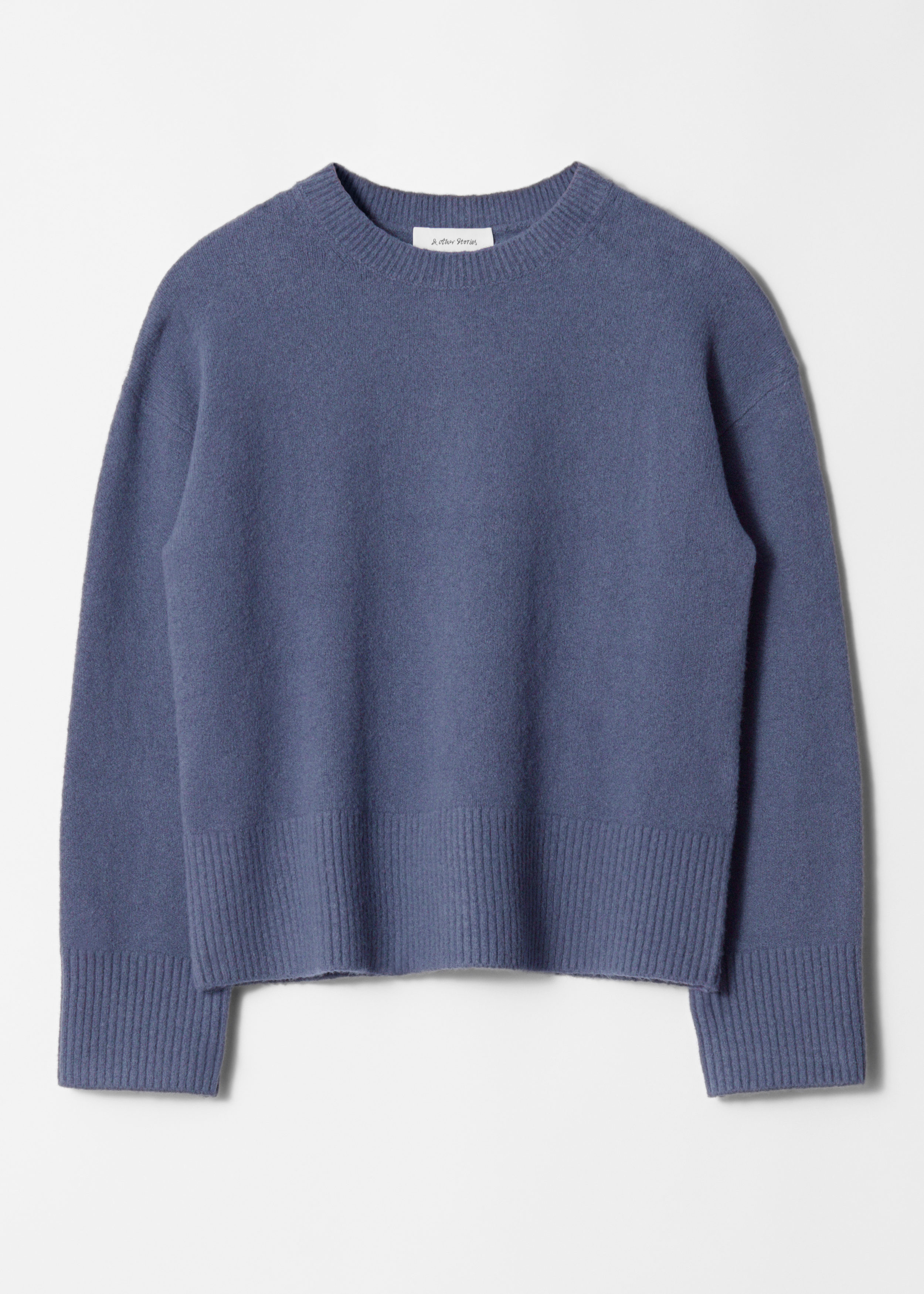 Locker geschnittener Strickpullover - Taubenblau - & Other Stories AT | & Other Stories EU
