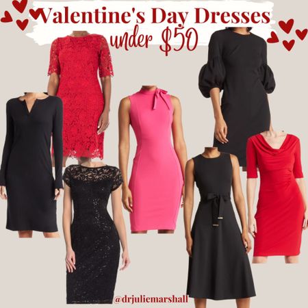Looking for something to wear for Valentine’s Day date night? These are the perfect dresses for that! And all under $50! 

#LTKFind #LTKunder50 #LTKSeasonal
