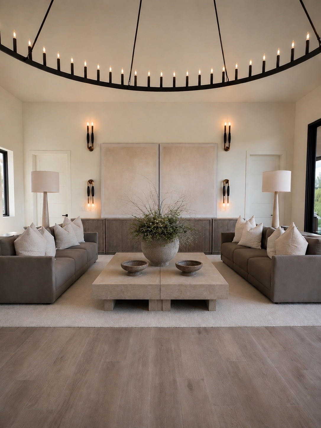 The living room is always my favorite place to unwind, get creative, and experiment with pieces that reflect my style. It’s where my art truly comes to life. 
Doubling up on coffee tables instantly elevates the space and creates a more grand, balanced look. Add a large ceramic vase with your favorite greenery and you’ve got a simple, effortless way to transform the room. Keep exploring and find your inner artist too 😉 

Summerthompsonstyles

---

Modern living room styling, home decor inspiration, ceramic vase accents, greenery décor ideas, cozy interior design, neutral aesthetic home, elevated room styling, creative home artistry.

#LTKU #LTKHome #LTKdayinmylife