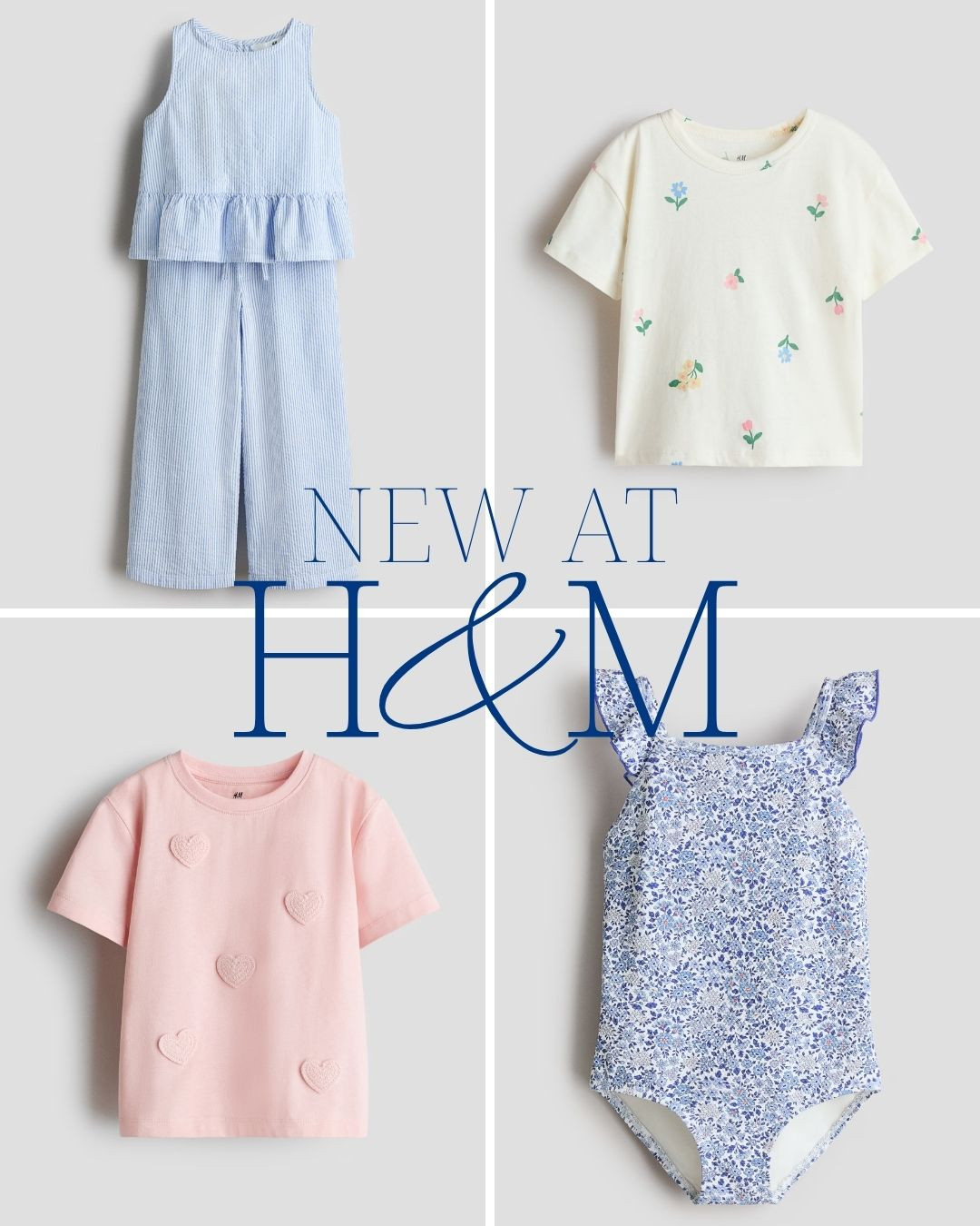 Fresh spring styles just landed at H&M 🤍 Sweet florals, soft pastels, and comfy everyday pieces that are perfect for playdates, school days, and warm-weather outings. Easy, affordable finds you’ll reach for all season.

H&M kids spring outfits, girls spring clothes, floral kids outfits, pastel kids fashion, affordable kids clothing 

 #LTKKids