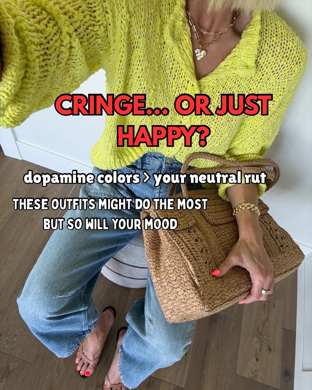 Colorful, mood-boosting outfits that are easy, wearable, and mom-life approved 💛 a few good Mother’s Day outfit ideas!

*Everything fits tts, unless noted below:
Size down in first knit cardigan 
Size down in first blue & ecru jeans (same jeans)
Size up in blue denim button downn

spring outfits 2026
date night outfits
spring dresses
work outfits
travel outfits
vacation outfits beach 
resort wear 2026
business casual workwear
country concert outfits


#LTKmomlife #LTKgrwm #LTKOver40
