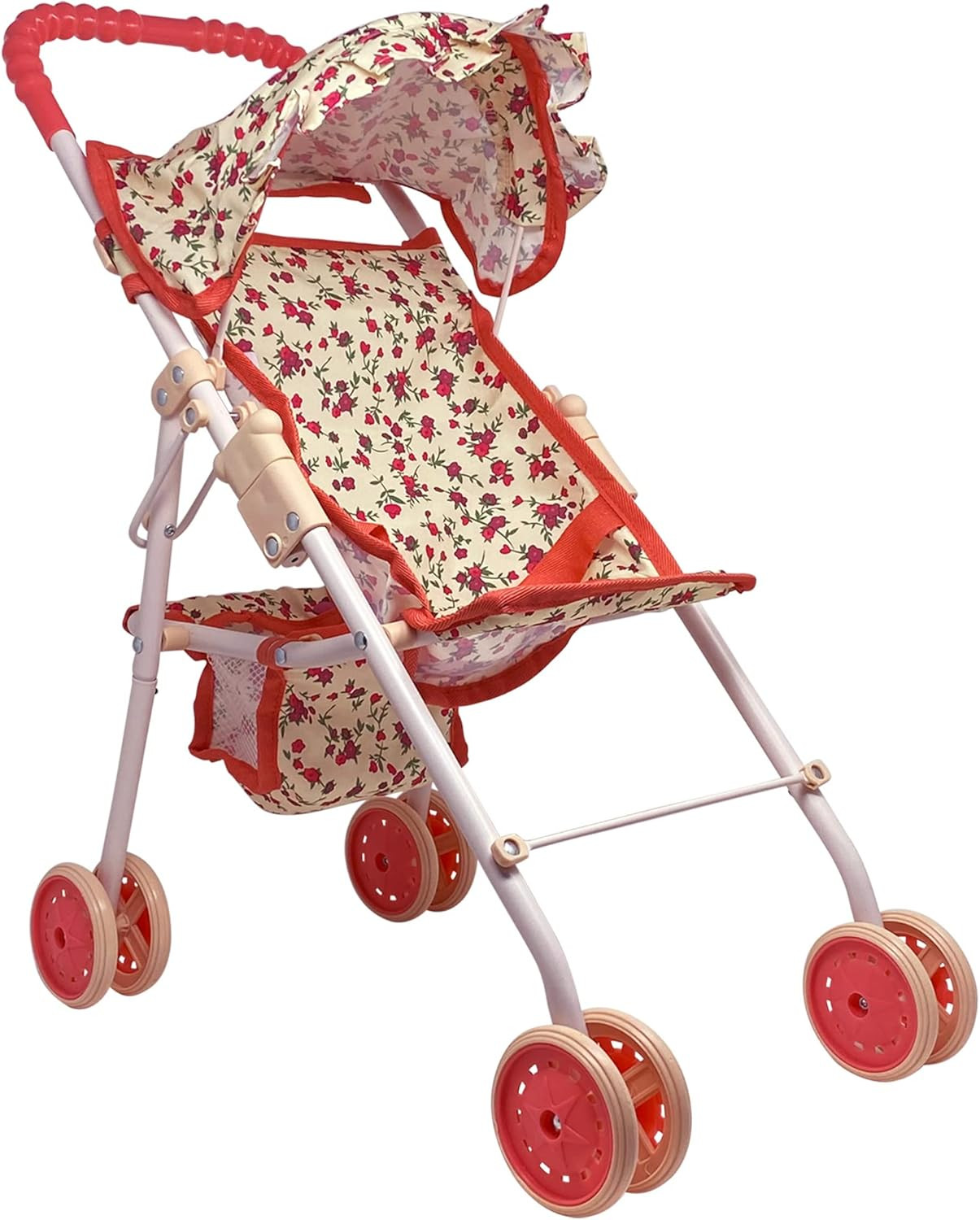 My First Baby Doll Stroller for Toddlers 3 Year Old Girls, Little Kids | Toy Stroller with Bottom... | Amazon (US)