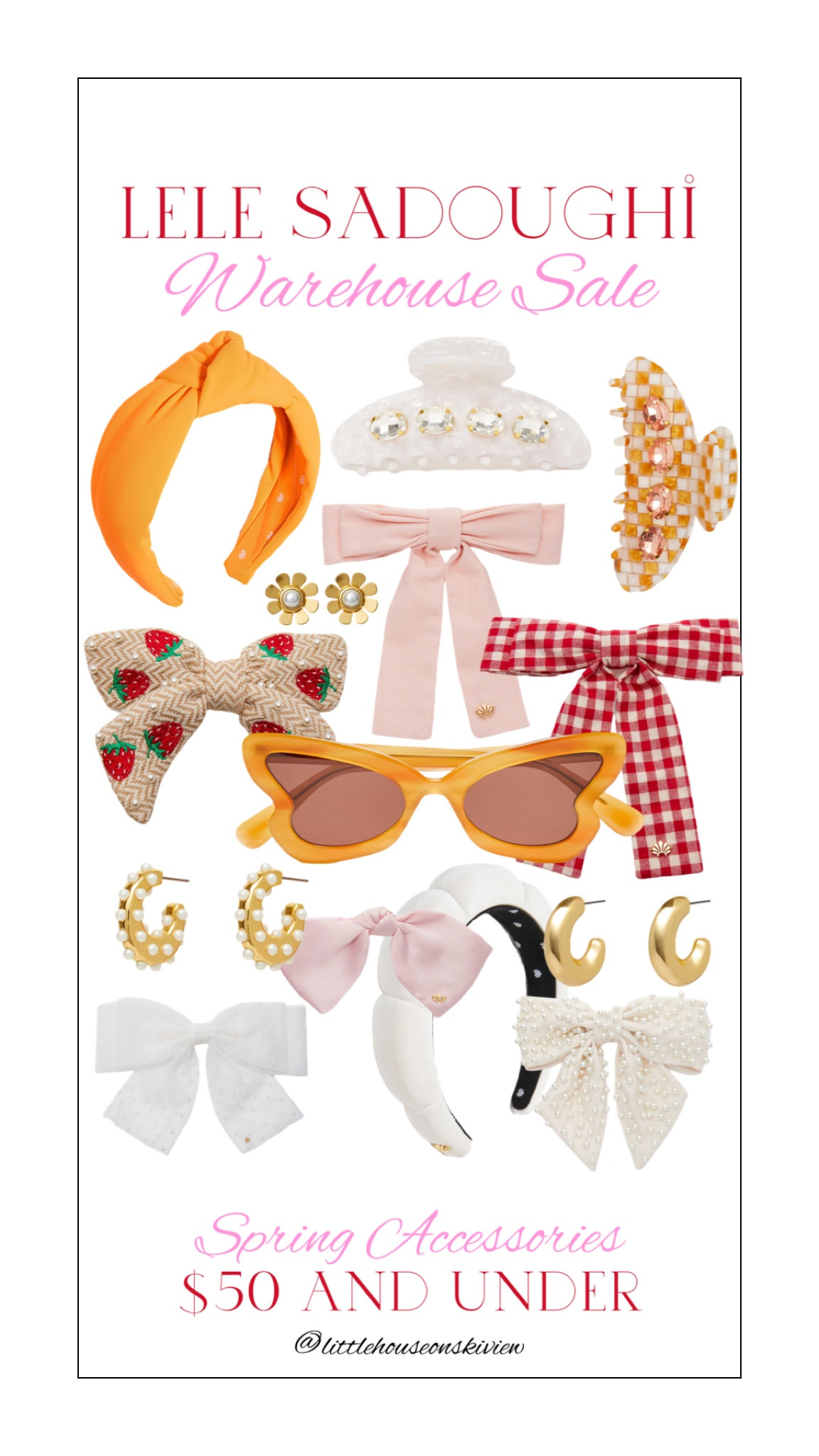 Lele Sadoughi accessories SALE $50 and under 🎉🍓🍊🫶🏻

#LTKSaleAlert #LTKSeasonal #LTKFindsUnder50